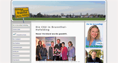 Desktop Screenshot of csu-brunnthal.de